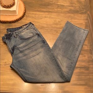 Barley worn Buffalo jeans